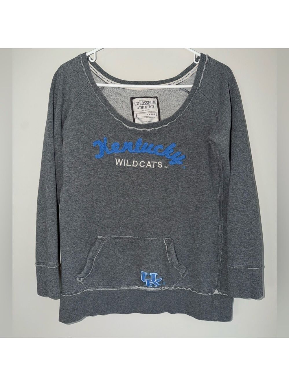 UK‎ Kentucky Wildcats scoopneck sweatshirt - size large by Colosseum Athletics